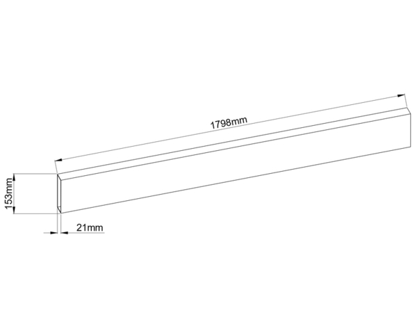 Lame de clôture aluminium persienne gris foncé NEVA 179,1 x 15,3 cm - Marque BLOOMA - Brico Dépôt