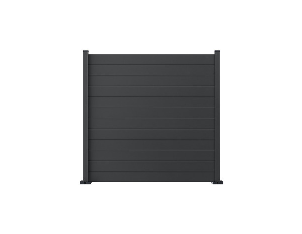 Lame de clôture aluminium gris anthracite NEVA 179,1 x 15,5 x 2,1 cm - Marque BLOOMA - Brico Dépôt