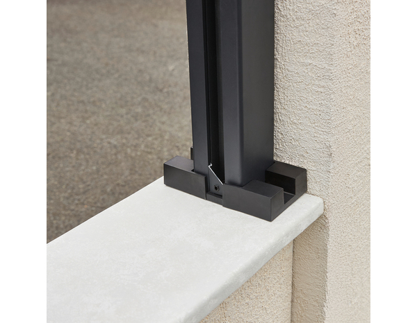 Pack de 32 entretoises aluminium gris foncé pour lames persiennes NEVA - Marque BLOOMA - Brico Dépôt