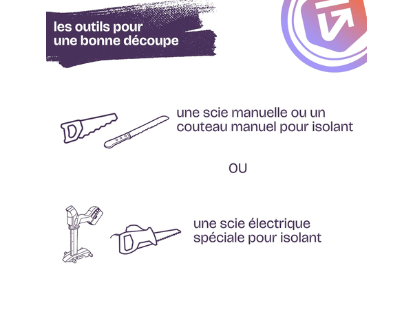 Lot de 6 panneaux fibres de carton lambda 37 Ép. 100 mm - 1,2 x 0,6 m - Brico Dépôt