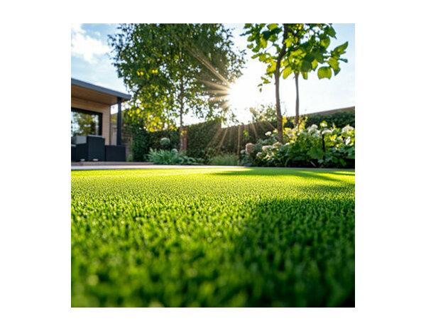 Gazon artificiel fibres 7 mm vert usage extérieur durable 10 x 1 m - Brico Dépôt