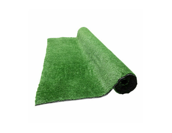 Gazon artificiel fibres 7 mm vert usage extérieur durable 10 x 1 m - Brico Dépôt
