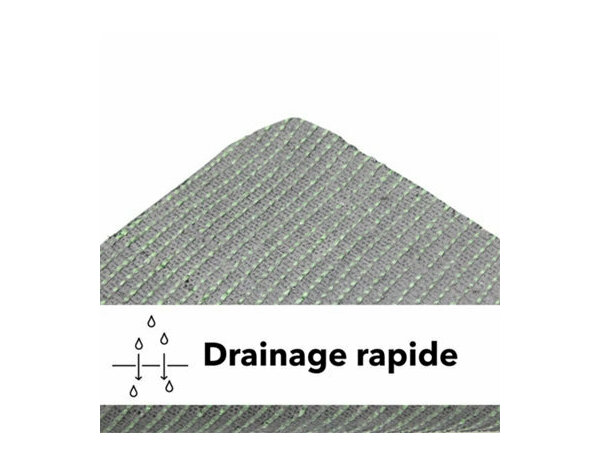 Gazon artificiel fibres 7 mm vert usage extérieur durable 10 x 1 m - Brico Dépôt