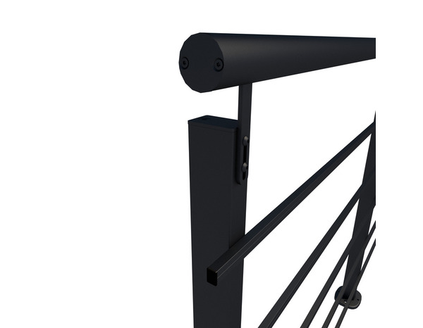 Kit garde-corps aluminium thermolaqué 2 x 1,15 m - Brico Dépôt