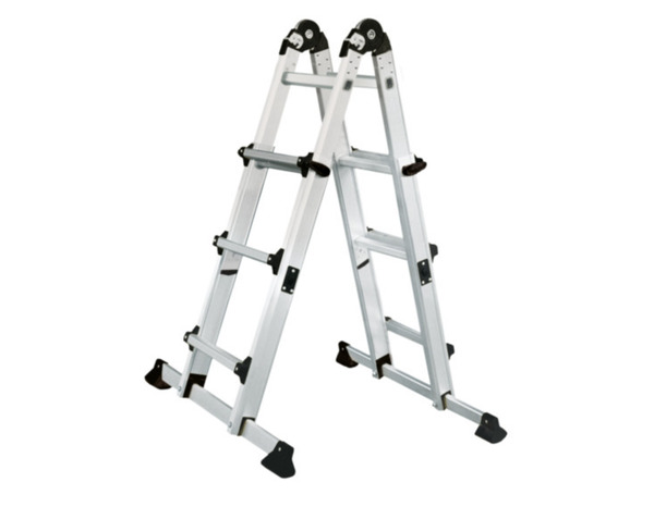 Échelle articulée télescopique multifonction 2,4 m 12 échelons - Brico Dépôt