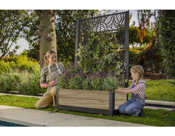 Jardinière en résine 109 x 44 x 155 cm - Keter - Brico Dépôt