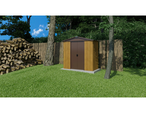 Abri de jardin double porte 3,69 m² - Brico Dépôt