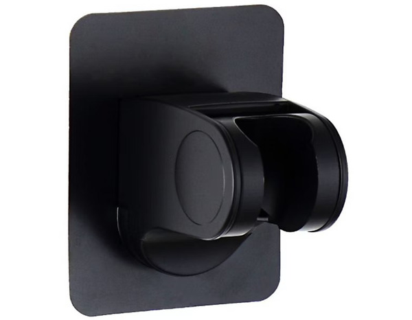 Support douchette mural adhésif noir mat 7 x 7 x 4,5 cm - Brico Dépôt