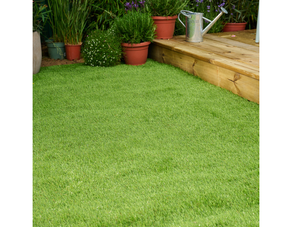 Gazon artificiel vert hauteur 35 mm - rouleau 4 x 2 m - Marque BLOOMA - Brico Dépôt