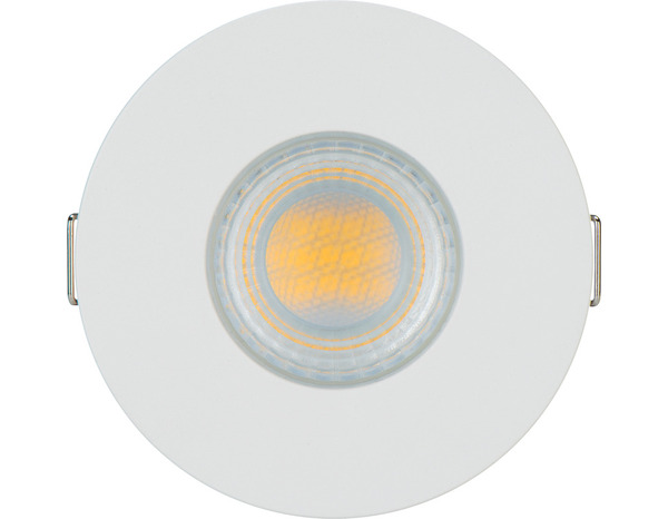 Lot de 5 spots LED encastrables 550 lm blanc froid 4000 K diamètre 90 mm IP65 - Brico Dépôt