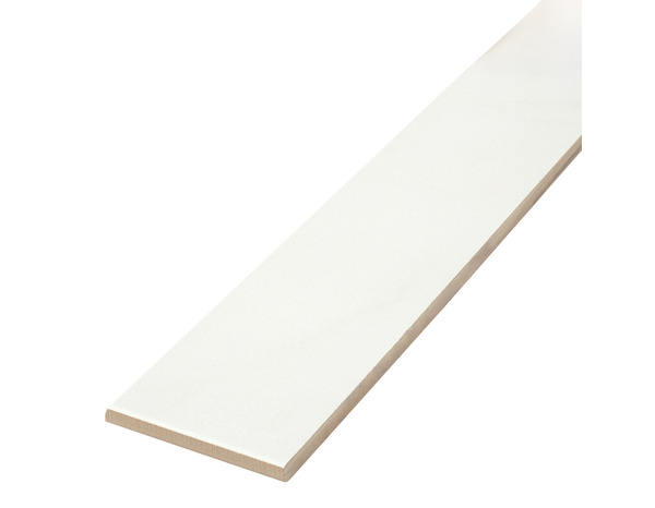 Plinthe carrelage effet marbre blanc GOLDEN MARBLE 600 x 75 mm - Brico Dépôt