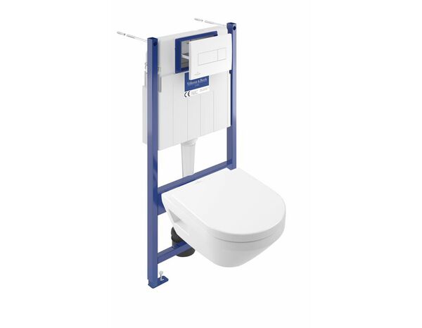 Cuvette WC suspendue sans rebord vortex Targa Twist - VILLEROY ET BOCH  - Brico Dépôt