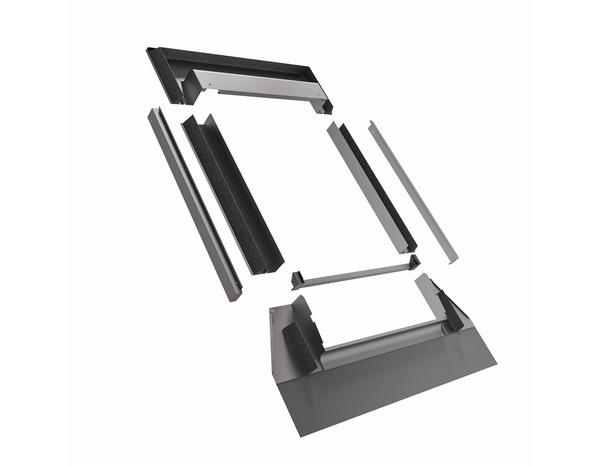 Fenêtre de toit bois double vitrage avec volet roulant solaire 78 x 98 cm - Brico Dépôt