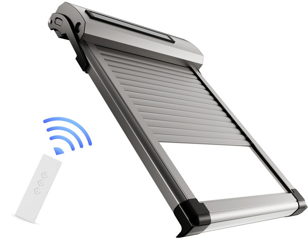 Fenêtre de toit bois double vitrage avec volet roulant solaire 78 x 98 cm - Brico Dépôt