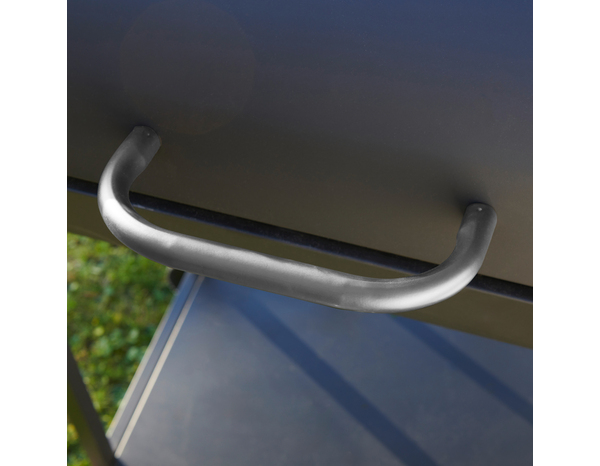 Barbecue charbon double cuisson avec couvercle et roues STOCKTON - Brico Dépôt