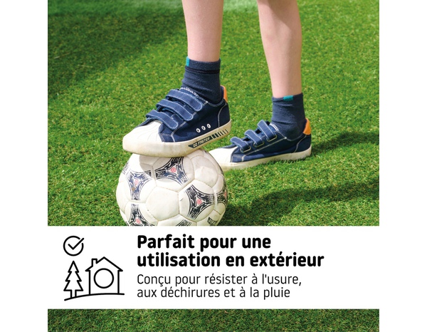 Gazon artificiel vert fibres 25 mm drainage rapide 1 x 4 m - Brico Dépôt