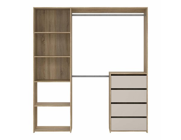 Kit dressing effet chêne KARISMA 200 x 181,5 cm - Brico Dépôt