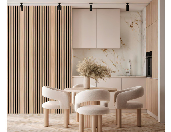 Lot de 4 Panneaux tasseaux chêne clair L. 2500 x l. 300 mm - Brico Dépôt