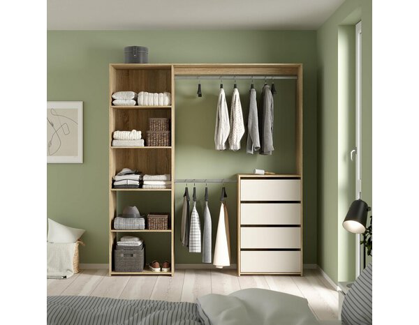Kit dressing effet chêne KARISMA 200 x 181,5 cm - Brico Dépôt