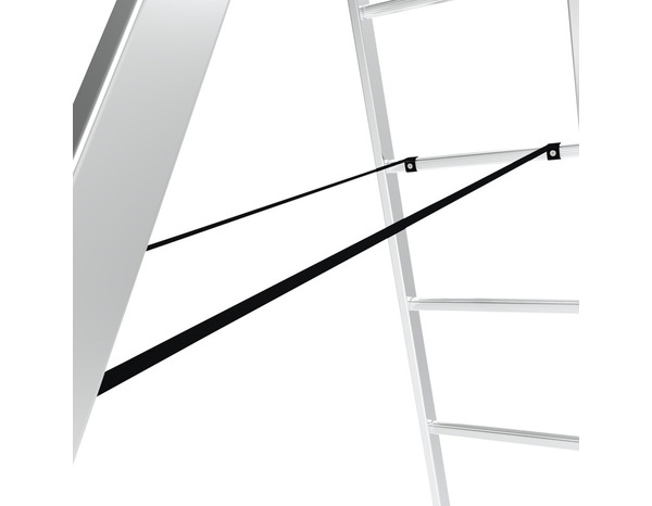 Échelle transformable aluminium 2 x 8 barreaux 3 positions H. 3.4 m - MAGNUSSON - Brico Dépôt
