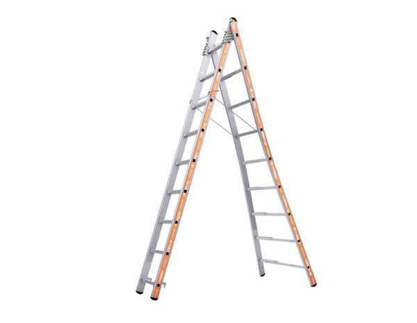 Échelle transformable 2 x 9 aluminium PRONOR - Brico Dépôt