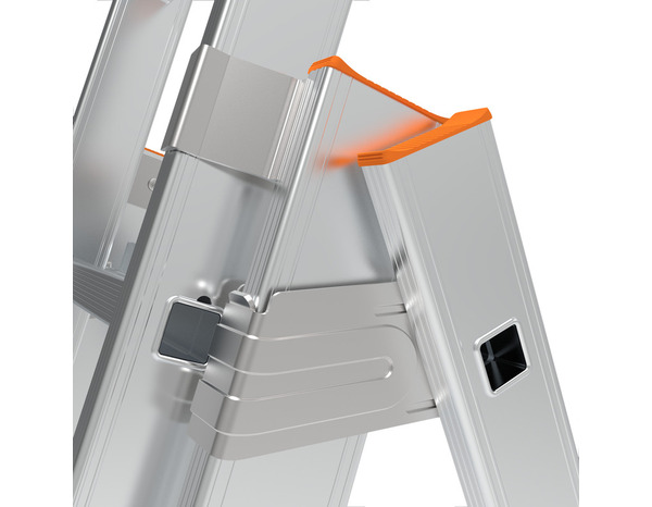 Échelle transformable aluminium 3 x 10 barreaux 5 positions H. 6.47 m - MAGNUSSON - Brico Dépôt