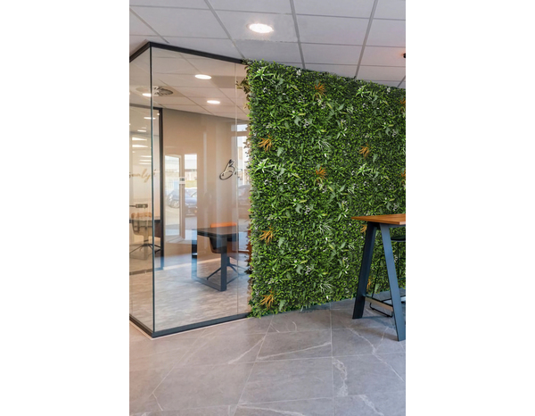 Mur végétal artificiel polyéthylène SAVANE 1 x 1 m - Brico Dépôt