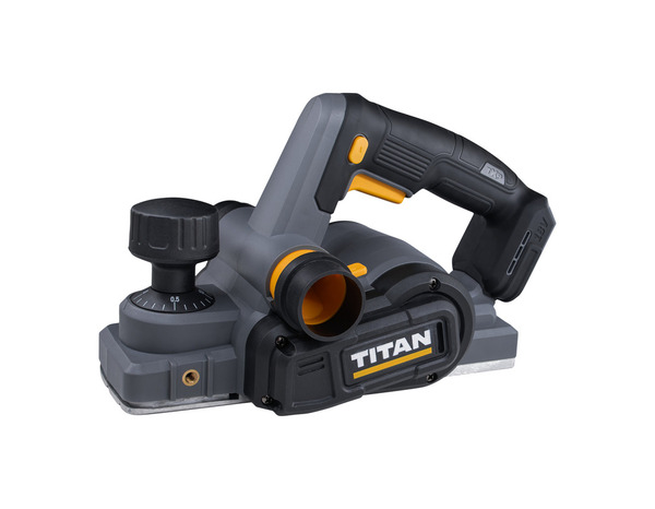 Rabot sans fil 18 V largeur 82 mm profondeur 2 mm feuillure 8 mm - Titan - Brico Dépôt