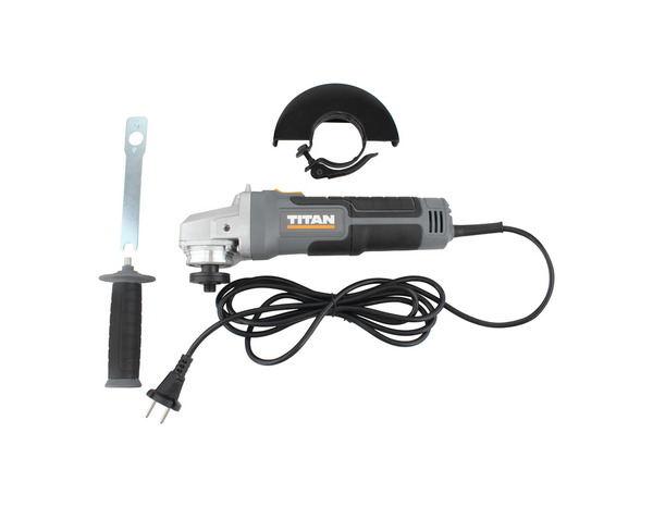 Meuleuse d’angle filaire 750 W avec poignée 2 positions diamètre 125 mm - Titan - Brico Dépôt