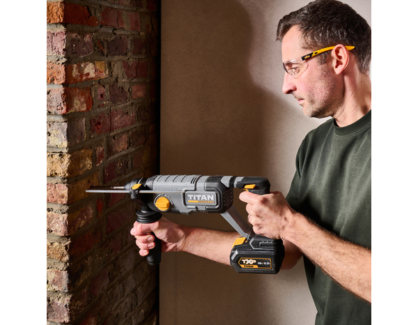 Marteau perforateur sans fil 18 V SDS+ - Titan - Brico Dépôt