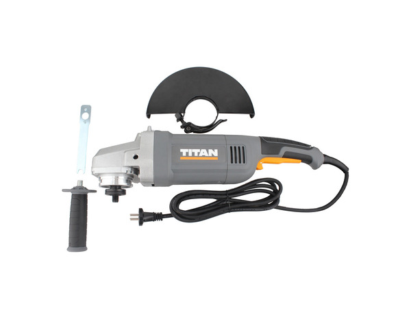 Meuleuse d’angle filaire 2000 W avec poignée 3 positions disque 230 mm - Titan - Brico Dépôt