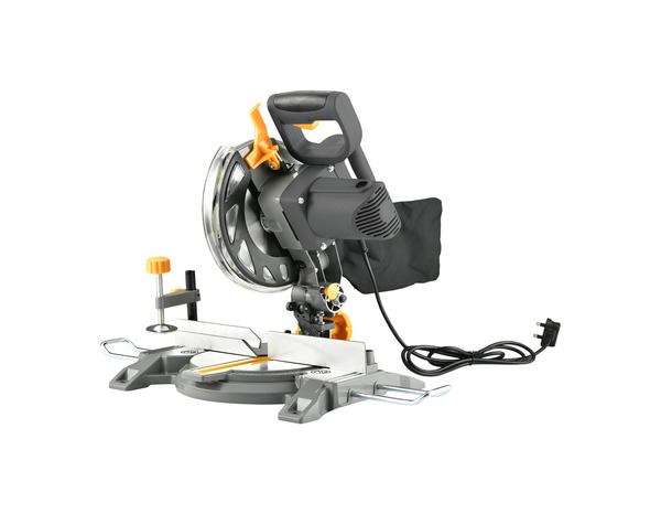 Scie à onglet radiale filaire 1400 W lame diamètre 210 mm - Titan - Brico Dépôt
