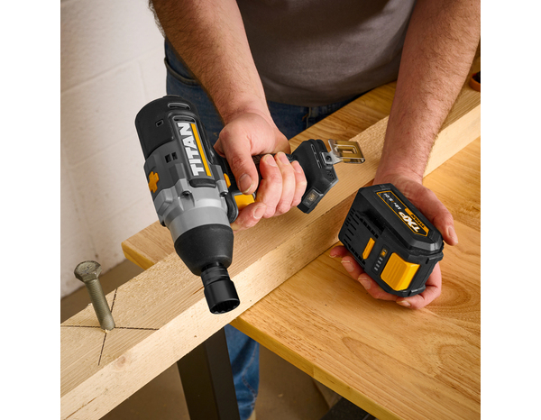 Visseuse à choc sans fil 18 V vitesse variable couple 400 Nm - Titan - Brico Dépôt