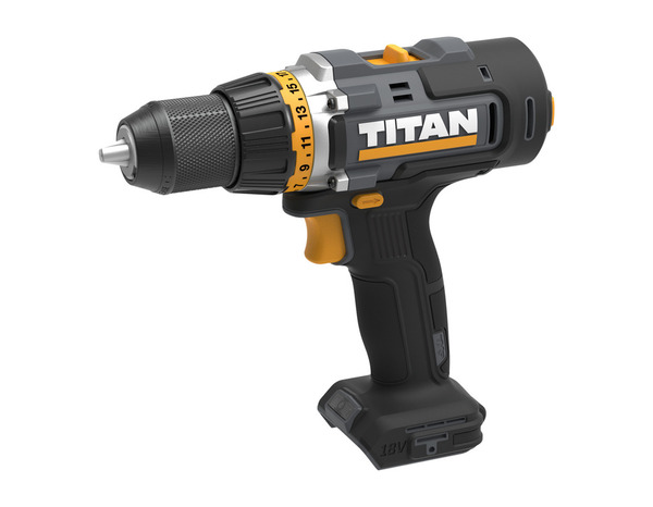 Perceuse visseuse sans fil 18 V 50 Nm 2 vitesses - Titan - Brico Dépôt