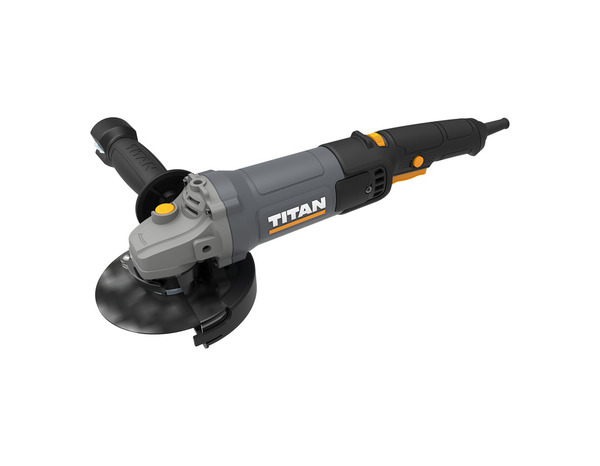 Meuleuse d’angle filaire 1200 W diamètre 125 mm vitesse variable - Titan - Brico Dépôt