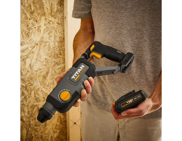Marteau perforateur sans fil 18 V SDS+ - Titan - Brico Dépôt
