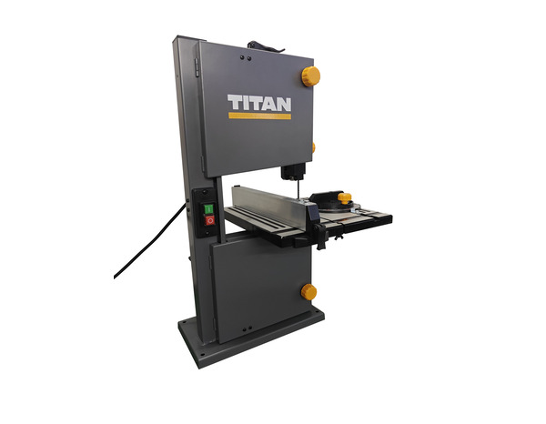 Scie à ruban filaire 350 W sur table inclinable - Titan - Brico Dépôt