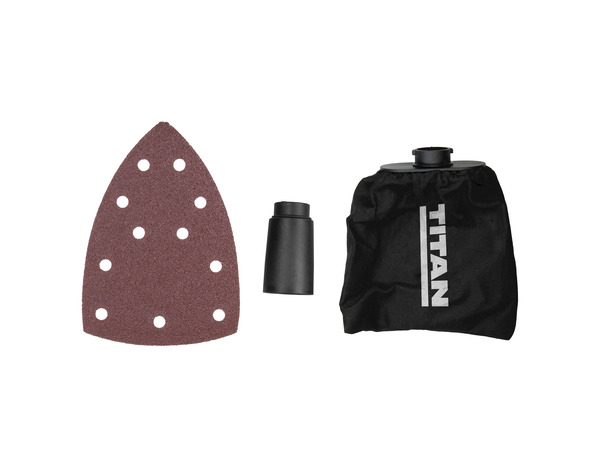 Ponceuse triangulaire filaire 160 W plateau 360° auto-agrippant - Titan - Brico Dépôt