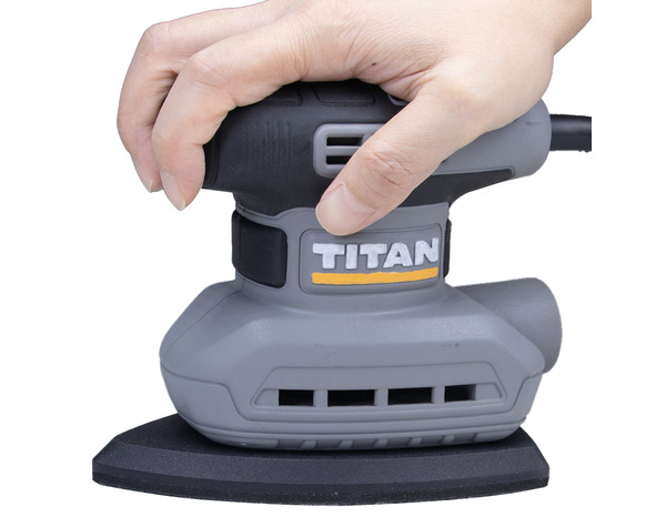 Ponceuse triangulaire filaire 160 W plateau 360° auto-agrippant - Titan - Brico Dépôt