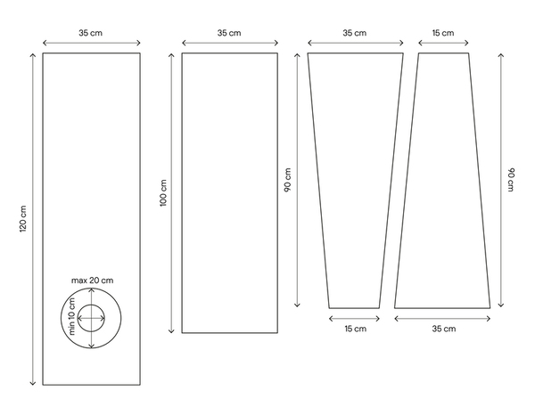 Kit calfeutrage fenêtre climatiseur mobile longueur 1200 mm diamètre 180 mm - Brico Dépôt