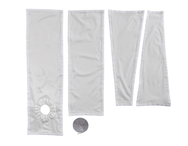 Kit calfeutrage fenêtre climatiseur mobile longueur 1200 mm diamètre 180 mm - Brico Dépôt