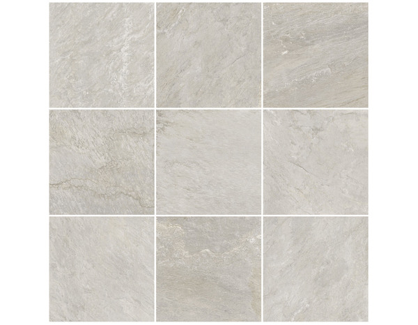 Dalle extérieur grès cérame émaillé perla NATIVA QUARTZ - 60 x 60 cm - Brico Dépôt