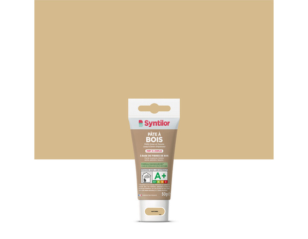 Pâte à bois naturel 50 g - Syntilor - Brico Dépôt