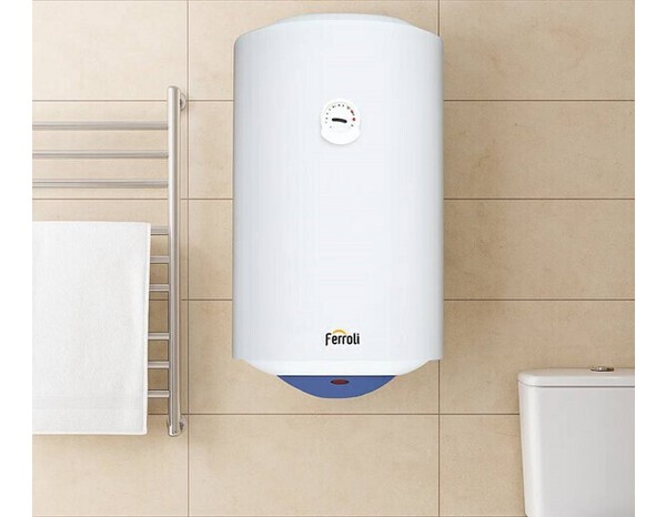 Chauffe-eau électrique 50 L vertical 1500 W thermostat mécanique avec sonde - Ferroli_Deref - Brico Dépôt