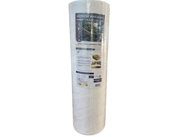 Géotextile blanc 150 g/m² rouleau 2 x 50 m - Brico Dépôt