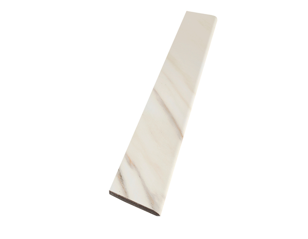 Plinthe grès cérame émaillé beige intérieur extérieur CALACATTA - 7 x 45 cm - Brico Dépôt