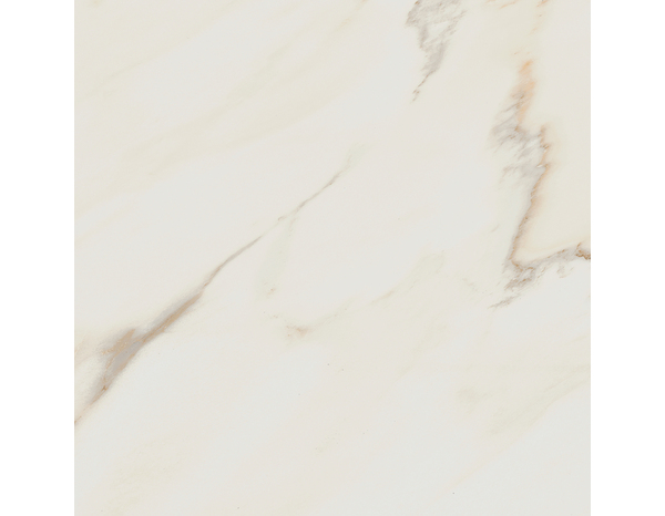 Carrelage sol intérieur grès émaillé blanc marbré CALACATTA - 45 x 45 cm - Brico Dépôt