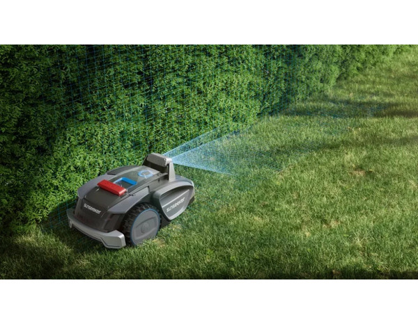 Robot tondeuse 20 V batterie 4 Ah coupe 18 cm Wi-Fi Bluetooth - Brico Dépôt