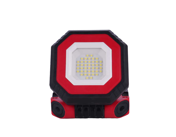 Projecteur de chantier portable rechargeable 1000 lm batterie 4000 mAh IP54 IK07 - Brico Dépôt