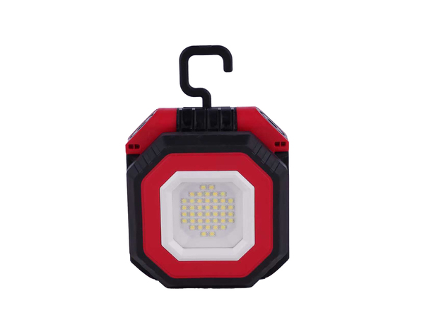 Projecteur de chantier portable rechargeable 1000 lm batterie 4000 mAh IP54 IK07 - Brico Dépôt